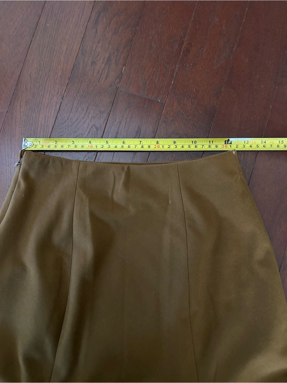 Uniqlo Flare Midi Skirt Musto A-Line High Waist Lined Size 2 Minimalist - Picture 7 of 10